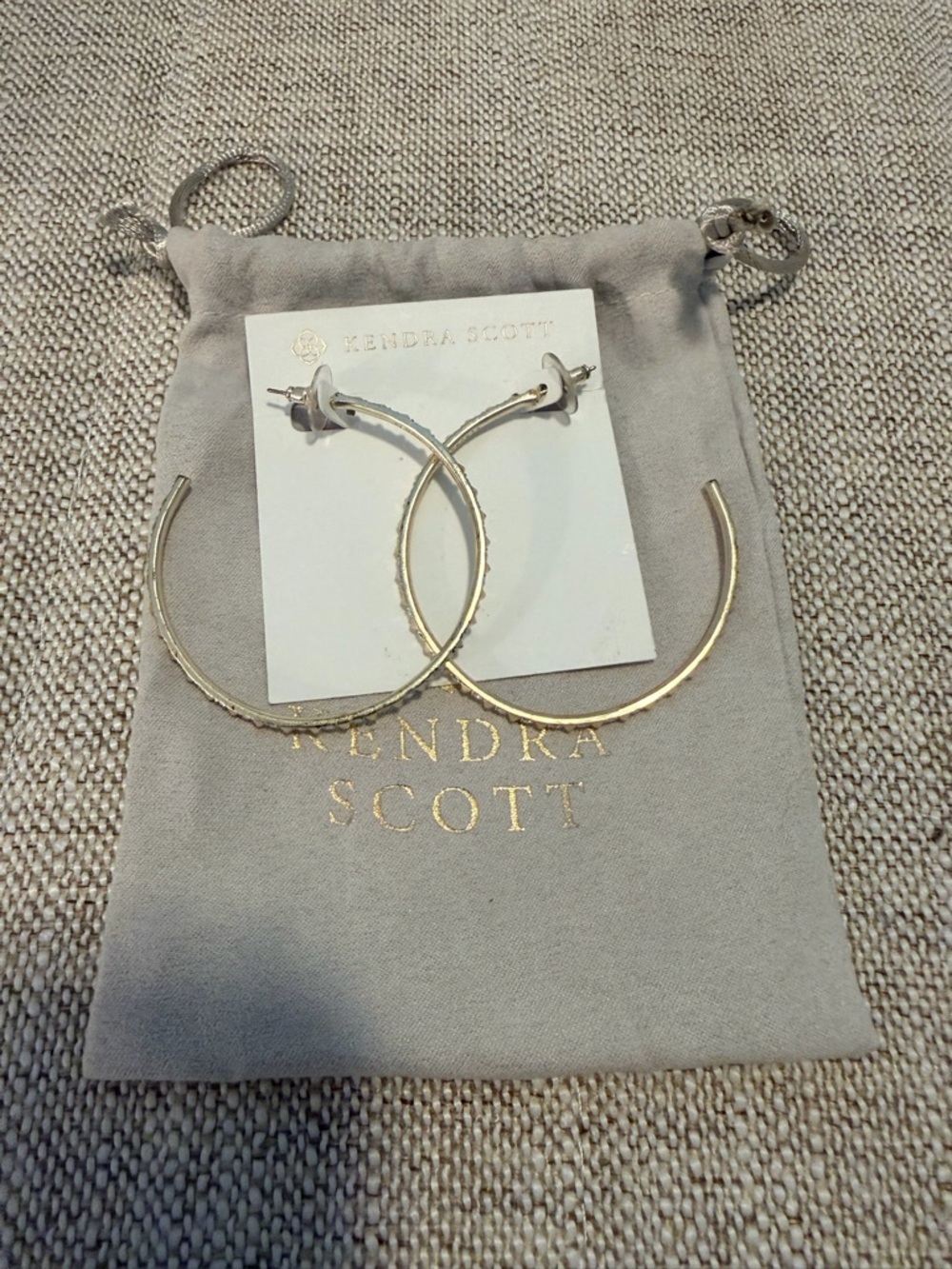 Kendra Scott Gold Val Hoop Earrings